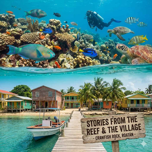 🌊 Why Diving in Crawfish Village is Roatán’s Best Kept Secret (And What to Expect)